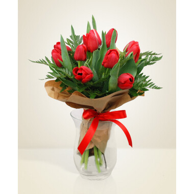 Red tulips