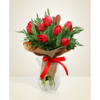 Red tulips