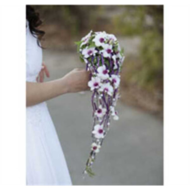 long wedding bouq
