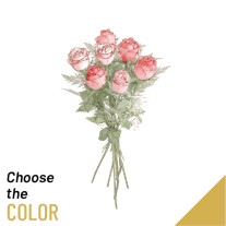 7 roses short stemmed