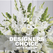 Funeral / Sympathy Bouquet with ribbon